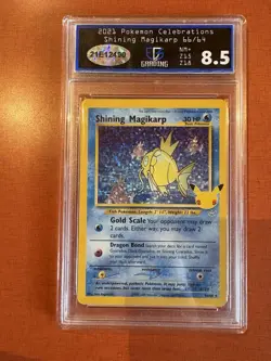 2021 POKEMON CELEBRATIONS CLASSIC COLLECTION #66 SHINING MAGIKARP-HOLO EGS 8.5 - Image 1