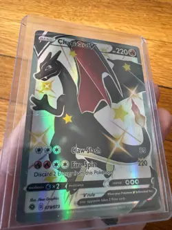 Pokemon TCG Champion's Path #79/73 Charizard V (Secret) RARE Used - Image 5