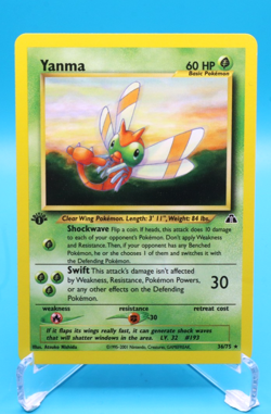 Pokemon Yanma 1st Edition 2001 Neo Discovery Rare 36/75 M/NM Unplayed - Image 1