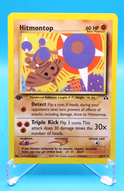 Pokemon Card Hitmontop Neo Discovery 3/75 Rare Mint 1st Edition - Image 1