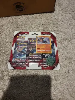 Pokemon TCG: Sun & Moon Crimson Invasion Three Pack Blister New Factory Sealed - Image 1