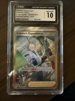 Colress's Experiment GG59 Crown Zenith: Galarian Gallery Holo Pokemon CGC 10 - Image 1
