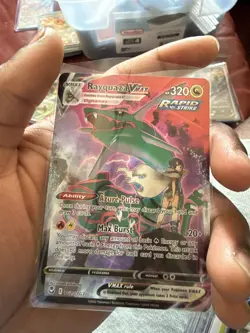 2022 Pokemon SWSH Silver Tempest Rayquaza VMAX Trainer Gallery Holo #TG20/TG30 - Image 1