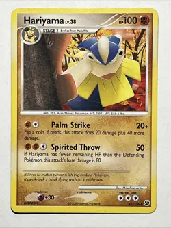 Hariyama Great Encounters Pokemon TCG 41/106 Diamond & Pearl Uncommon - Image 2