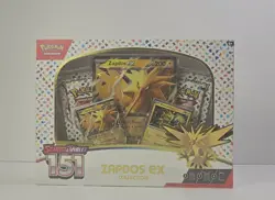 Pokemon TCG: Scarlet & Violet 151 Zapdos EX Collection Factory Sealed Box - Image 2