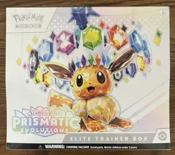 New Pokemon TCG Scarlet Violet Prismatic Evolutions Elite Trainer Box New Sealed - Image 1