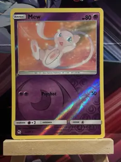 Pokemon - Mew 32/68 - Hidden Fates Reverse Holo Rare - NM - Image 1