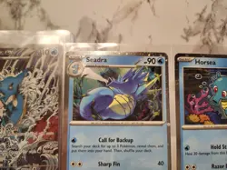 Kingdra EX Promo #131 Full Art With Seadra & Horsea Holo Set Of 3 Pokemon TCG - Image 3