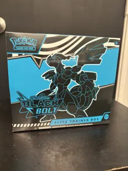Pokemon TCG Nintendo Black Bolt Elite Trainer Box ETB New Sealed - Image 1
