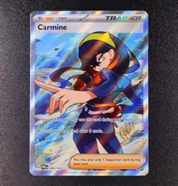 Carmine 204/167 SV06: Twilight Masquerade Full Art Rare Pokemon TCG NM/M - Image 4