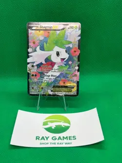 Pokemon TCG Shaymin EX RC21/RC25 Legendary Treasures Radiant Collection DMG - Image 1