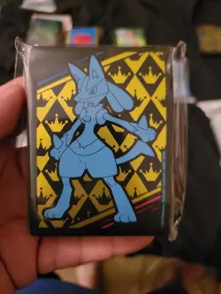 CROWN ZENITH Lucario Pokemon Center ETB Plus Sleeves x65 - Image 1