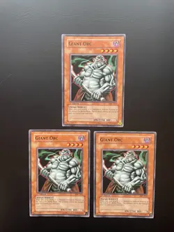 Yugioh Giant Orc MFC-012 1st Edition Common LP X3 - Image 1