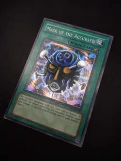 YUGIOH 2003 | MASK OF THE ACCURSED | LON-019 | NA OLD PRINT | SR | VG - EX - Image 3
