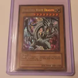 Konami Blue-Eyes White Dragon BPT-003 Secret Rare Holo 2002 Tin Yu-Gi-Oh! TCG - Image 2