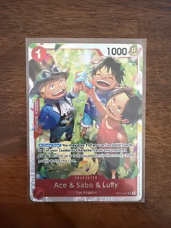 One Piece CCG OP13-007 Ace & Sabo& Luffy #B - Image 1