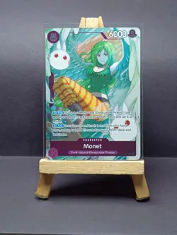 One Piece OP14 The Azure Sea's Seven Monet #OP14-074 Dash Pack Promo - Image 1