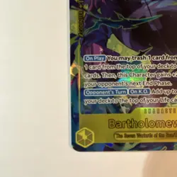 Bartholomew Kuma OP12-119 Legacy of the Master Foil Secret Rare Character - Image 5