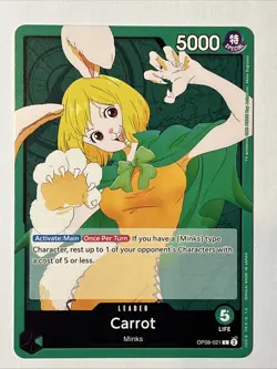 One Piece TCG Green Carrot Complete Custom Deck/Core - OP08-021 Excellent - Image 1