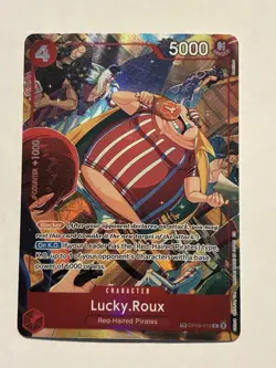 Lucky.Roux (TR) OP09-015 English TR Treasure Rare One Piece TCG - Image 1