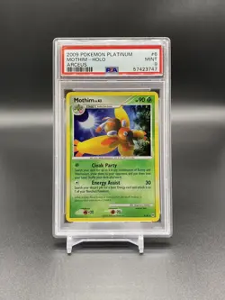 2009 Mothim Platinum: Arceus Holo Pokemon Card 6/99 Graded PSA 9 Mint - Image 1
