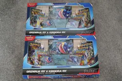 Pokemon Trading Card Game Greninja ex and Kingdra ex Special Collection Boxes x2 - Image 1