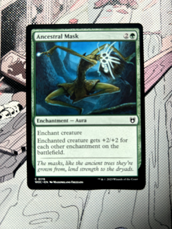 Ancestral Mask | Near Mint | Commander: WOE #119 | Magic (MTG) Card - Image 1