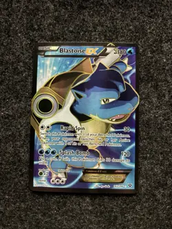 Pokemon Blastoise EX Full Art Holo Ultra Rare Card 142/146 XY Base Set - Image 1