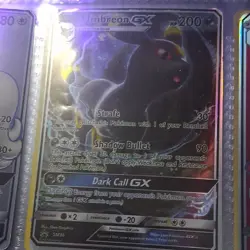 Pokemon TCG Umbreon GX SM36 Holo GX Card Lot - Includes Solgaleo, Lycanroc - Image 1