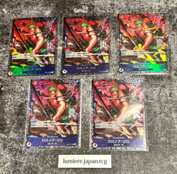 [5set] Zoro ST21-015 Flagship Battle Top8 Prize Promo ONE PIECE Card Japanese e3 - Image 1