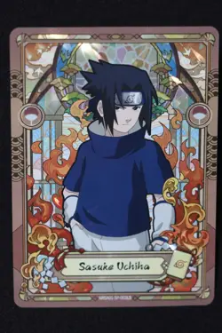 Sasuke Uchiha NRSA01-SP-002L5 Naruto Kayou Heavens Scroll English Card NM - Image 1
