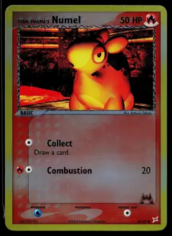 Pokemon Card - Team Magma's Numel Team Magma vs Aqua 64/95 Reverse Holo - Image 1