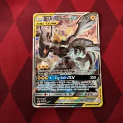 Pikachu & Zekrom GX SM168 Black Star Promo 2019 Tag Team Alt Pokemon Card TCG NM - Image 1