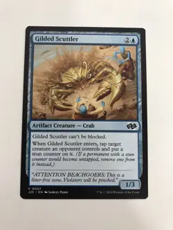 Gilded Scuttler MTG Magic the Gathering Card NM Near Mint J25 - Image 1