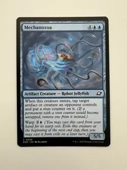 Mechanozoa MTG Magic the Gathering Card NM Near Mint EOE - Image 1