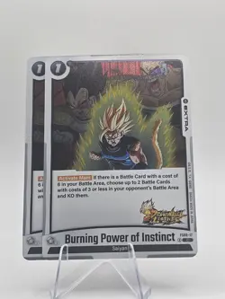 x2 Burning Power of Instinct FS09-17 Dragon Ball Legends Card - Image 1
