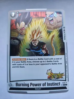 x2 Burning Power of Instinct FS09-17 Dragon Ball Legends Card - Image 2