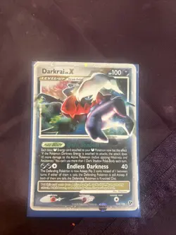 Pokemon TCG Darkrai LV.X Ultra Rare Card 104/106 Great Encounters - Image 1