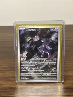 Mewtwo #052 - Scarlet Violet 151 Black Star Promo Full Art Pokemon Card - Image 1