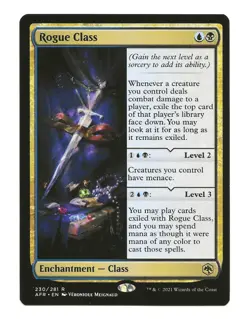 Rogue Class MTG Enchantment Class Cards Adventures in the Forgotten Realms NM - Image 3