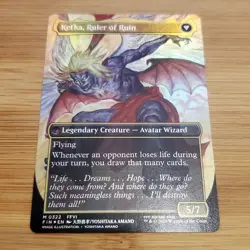 1x Kefka, Court Mage - Borderless Art Foil - 0322 Amano, Final Fantasy, MTG NM - Image 2