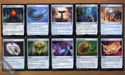 Set 10 Popular Commander Mana Rock Artifacts *NM* MTG Deck Building Magic Group - Image 1