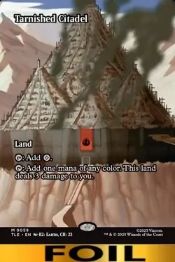 Tarnished Citadel ** FOIL BORDERLESS #59 ** Avatar: Eternal - NM MTG - Image 1