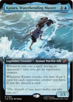 Katara, Waterbending Master (Extended Art) FOIL M Avatar: The Last Airbender MTG - Image 1