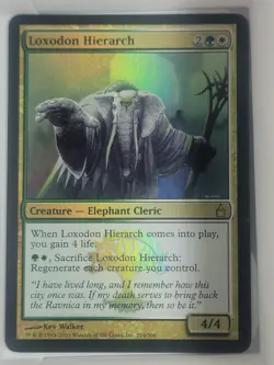 Loxodon Hierarch 1x FOIL RAV MTG Ravnica Rare MINT green white - Image 1