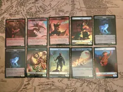 MTG Lot of 100+ FOIL Uncommon Common Land & Token Avatar: The Last Airbender NM - Image 2