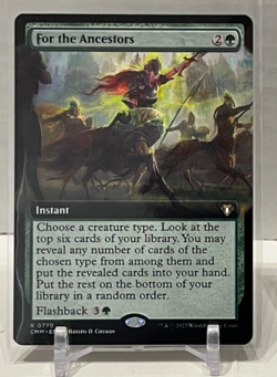 MTG - CMM Commander Masters - For the Ancestors 770 Extended Art NM/M - Image 1