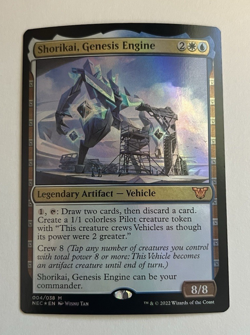 Shorikai, Genesis Engine - Commander: Kamigawa: Neon Dynasty (Near Mint) - Image 1