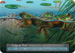 FOIL Sorcery Contested Realm - Tadpole Pool (Foil) - Beta (B) - Image 1