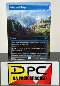 MISTRISE VILLAGE *Borderless* Tarkir: Dragonstorm TDM #397 **RARE** - Image 1
